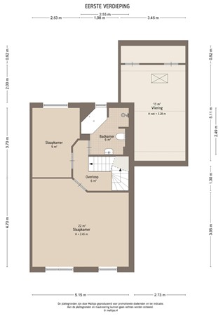 Floorplan - Laantje Van Van Iperen 31, 4142 EP Leerdam